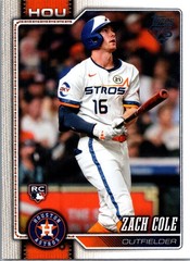 2026 Topps Series 2 #601 Zach Cole RC Rookie Houston Astros