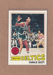 1977-78 TOPPS BASKETBALL CHARLIE SCOTT #125 CELTICS NM *A45919