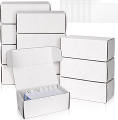 Trading Card Storage Box with Dividers, 12 Pack • 400 Count Bulk Card Collection