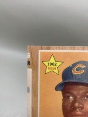 1962 Topps Lou Brock #387 Rookie Cubs Miscut No Creases Tiny Corner Touch Sharp!