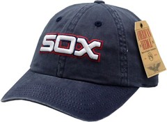 Chicago White Sox 1983 Navy Washed Dad’s Buckle Back Hat