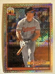 Pete Alonso 2026 Topps Series 2 #91C2-1 Silver Pack Mojo Refractor Orioles