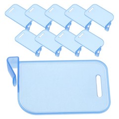 10pcs Trading Card Divider Box Baffle Plastic Clip Partition Board (Blue)