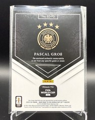 2025-26 Panini Noir FIFA Soccer Pascal Grob #ED-PG Elegant Decor Gold Patch /10