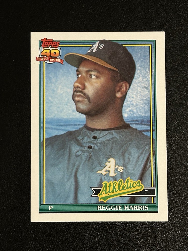 1991 Topps – Reggie Harris #177 A* Before Copyright