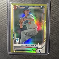 2021 Bowman draft 1st Edition Peter Heubeck /75