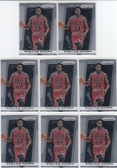 (8) 2013-14 Scottie Pippen Panini Prizm 2nd Year Base Lot #223 – Chicago Bulls