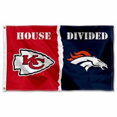 House Divided Flag – Chiefs vs Broncos