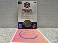Indians & Tigers MLB 100th Year American League Baseball Charter Member Coin Nip