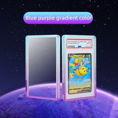 Gradient Colors Graded Card Slab Protector Glitter TPU Bumper For PSA/CGC 35PT