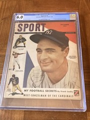 Lou Gehrig Sport Magazine CGC 6.0 (NY Yankees HOF “4”)- Not Sports Illustrated
