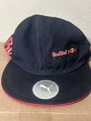 Puma Red Bull Racing Unisex Navy SnapBack Adjustable Cap Hat New W/Defects