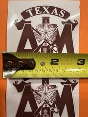 Texas A&M Aggies Decals (2)