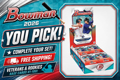 2026 Bowman Baseball • Vets and RC Base #1–100 • YOU PICK Complete Set • NM/M