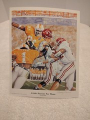1997 “A Little Too Late For ‘Bama” ~ Danny Davis Signed Print 8″x10″ ~ UnFramed
