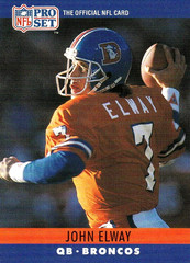 1990 Pro Set #88 John Elway Denver Broncos HOF