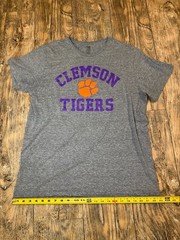 National Collegian Clemson Tigers Gray Graphic Tri-Blend T-Shirt
