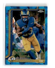 Kyren Williams 2025 Topps Chrome Sapphire Edition #168 Los Angeles Rams