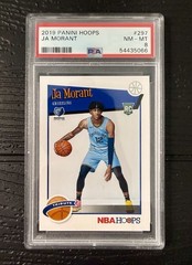 2019 Panini Hoops Tribute #297 Ja Morant Rookie RC PSA 8 NM-MT Memphis Grizzlies