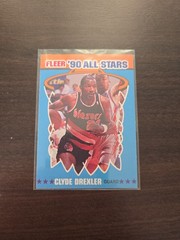 1990-91 Fleer CLYDE DREXLER ALL-STARS #11 Portland Trail BLAZERS More Available