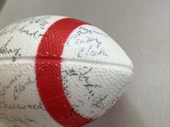 Lot Of University Of Nebraska Sports Items Football & Golf Vintage Unknown Names