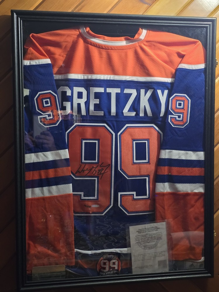 WAYNE GRETZKY 40TH YEAR ANNIVERSARY UPPER DECK AUTHENTIC ADIDAS JERSEY#46/99 COA