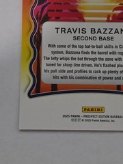 2025 Panini Prospect Edition Travis Bazzana Prepping For The Pros Blue /99 #3