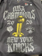 New York Knicks Nike 2026 NBA Finals Champions Authentic Locker Room sz 2XL