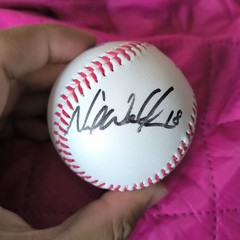 Neil Walker Autographed Baseball Pirates Yankees Mets Phillies Marlins Signed