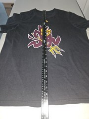 Adidas Arizona State Pat Tillman Quote Large Mens Black Graphic Logo Tee NCAA
