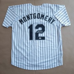 Colson Montgomery Signed Custom White Sox Pinstriped White Jersey | Beckett COA