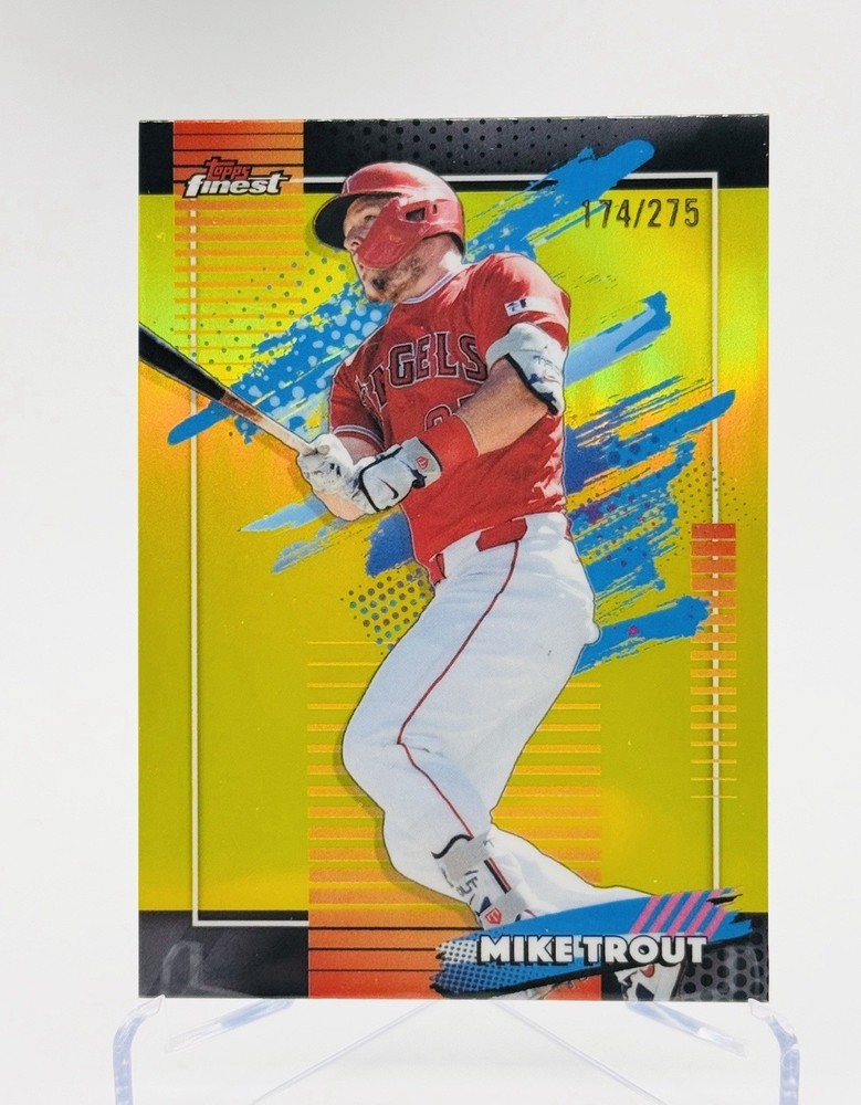 Mike Trout Yellow /275 Uncommon 2026 Topps Finest Angels