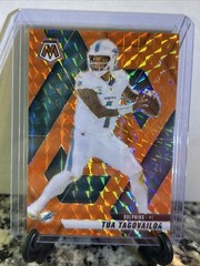 2025 Panini Mosaic Orange SP Tua Tagovailoa Prizm /199 Card #159 Dolphins