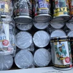 10x – 1997 Pinnacle Inside Football Cans NFL Cards Factory Sealed Tin LOT of 10
