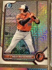 🔥⬛️Adley Rutschman🟧🔥2022 Rookie 100X Card Lot Topps Bowman Refractors Mojo