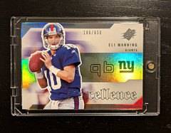 Upper Deck 2006 SPx Excellence SP-EM Eli Manning Giants Insert /650 #186