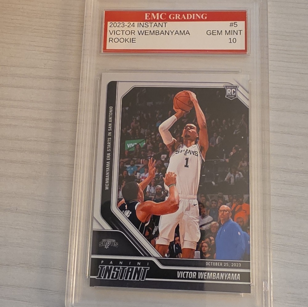 Panini 2023-24 Instant Victor Wembanyama RC #5 Spurs /44142 EMC 10