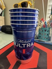 FIFA World Cup 2026 Soccer Norway vs France Blue Beverage Cup Michelob Ultra