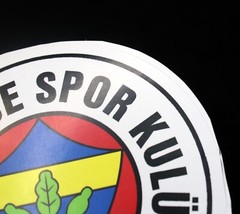 Turkish Super Lig Football Club Fenerbahce SK Round Logo Sticker