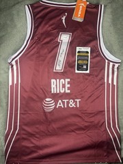 Kiki Rice Signed Jersey Jsa Coa Toronto Tempo Autograph Auto “Go Tempo”