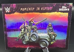 WWE Topps Decades 1990s 2026 “Moments in Hostory” D-Generation X PURPLE 54/75