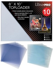 10 Ultra Pro 8×10 Toploaders with 10 Soft Inner Sleeves Memorabilia Photos
