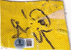 Vampiro Signed 2.5×3.5 Ring Used Lucha Libre AAA Canvas Mat Piece BAS COA WCW 61