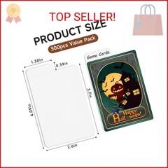 CXIIPOL 300 Pieces Trading Card Dividers, Blank Paper Card Dividers White Card S