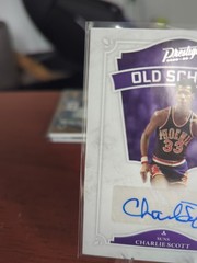 2022-23 Panini Chronicles – Old School Autographs Charlie Scott #OSA-CSS (AU)