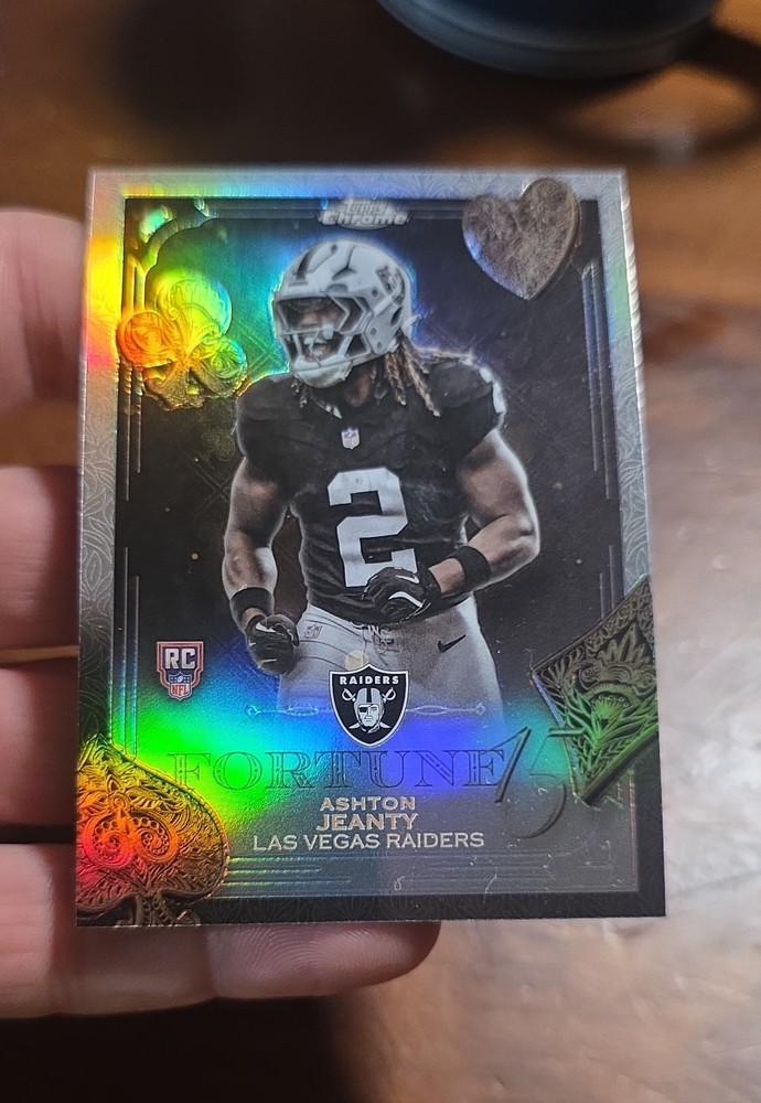 2025 Topps Chrome – Fortune 15 Ashton Jeanty #F15-24 Refractor (RC)