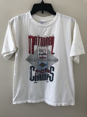 Vtg Salem Sportswear MLB 1992 Atlanta Braves National League Champs Shirt Size L