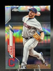 2020 Topps Chrome #143 Aaron Civale Refractor Free Ship NM+