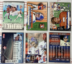 Lot of 6 John Elway 1991, 1992 & 1993 Fleer Ultra, 1994 & 1995 Collector’s Edge