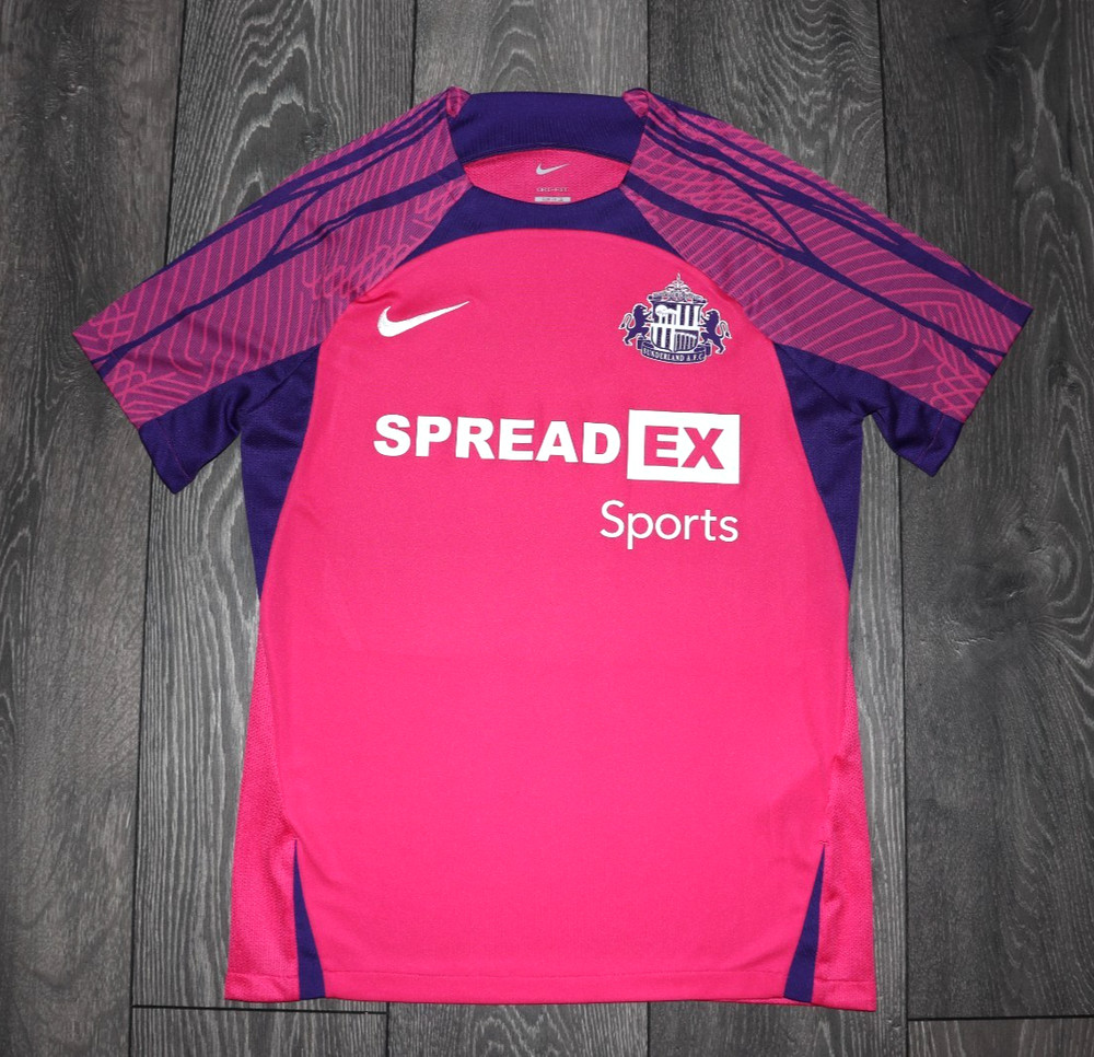 SUNDERLAND 2023-24 AWAY FOOTBALL SHIRT SOCCER JERSEY SIZE MEN’S MEDIUM SLIM FIT